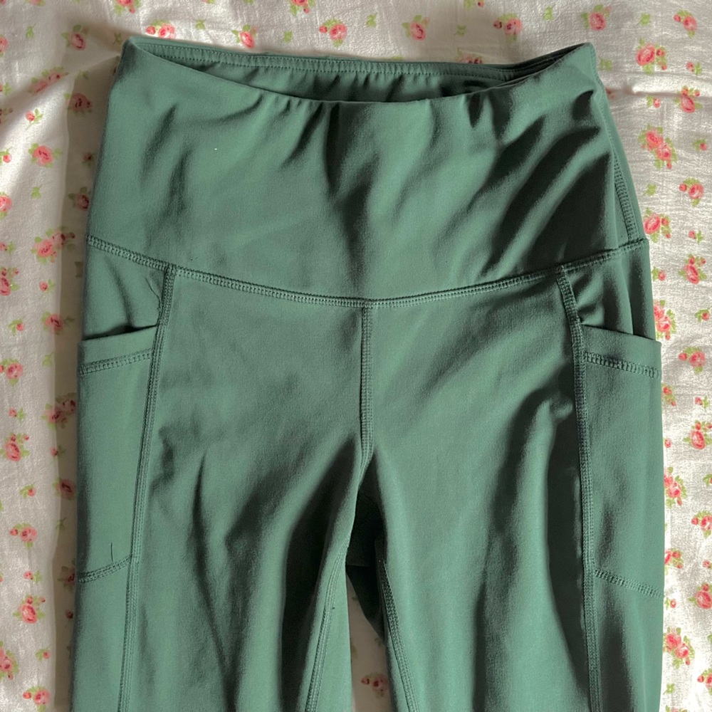 green leggings